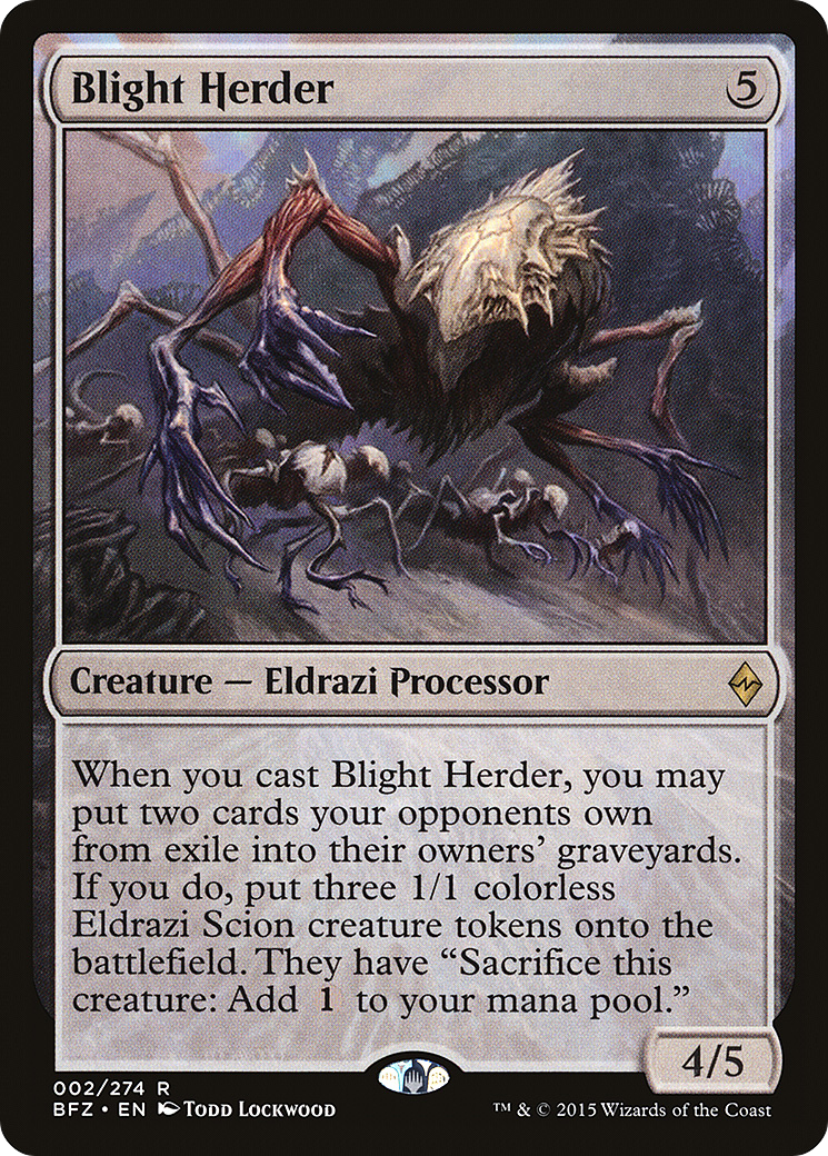 Image of Blight Herder (BFZ-002) - Battle for Zendikar