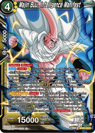 Image of Majin Buu, Intelligence Manifest (BT20-108) - Power Absorbed Foil