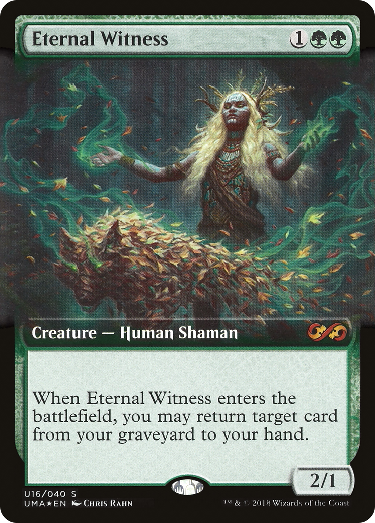 Image of Eternal Witness (UMA:BT-U16) - Ultimate Box Topper: (Extended Art) Foil