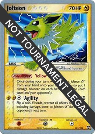 Image of Jolteon Star - 2007 (Tom Roos) 101  World Championship Decks - Rare