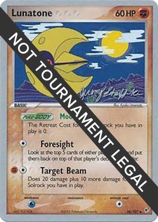 Image of Lunatone - 2007 (Jeremy Scharff-Kim) 036  World Championship Decks - Uncommon
