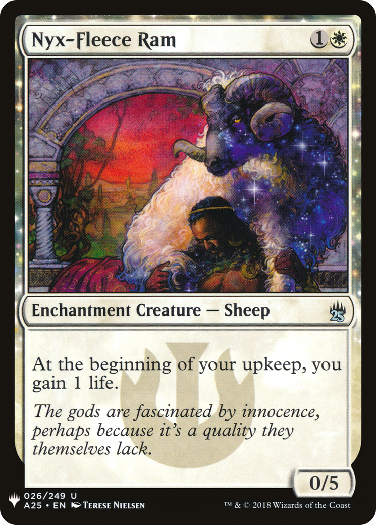 Image of Nyx-Fleece Ram (LIST-026) - The List: (enchantment)