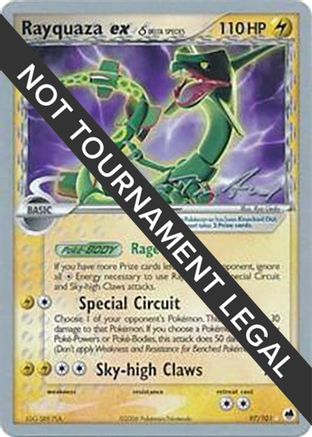 Image of Rayquaza ex (Delta Species) - 2007 (Tom Roos) 097  World Championship Decks - Rare