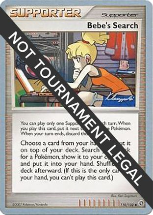 Image of Bebe's Search - 2008 (Jason Klaczynski) 119  World Championship Decks - Uncommon
