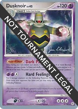 Image of Dusknoir 002  World Championship Decks - Holo Rare