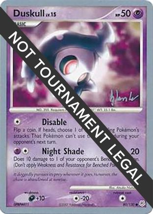 Image of Duskull - 2008 (Dylan Lefavour) 080  World Championship Decks - Common