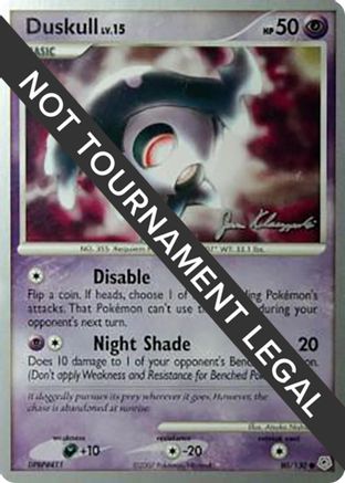 Image of Duskull - 2008 (Jason Klaczynski) 080  World Championship Decks - Common