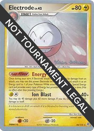 Image of Electrode - 2008 (Tristan Robinson) 026  World Championship Decks - Rare