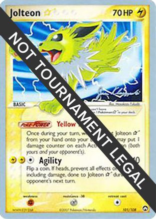 Image of Jolteon Star - 2008 (Jason Klaczynski) 101  World Championship Decks - Rare