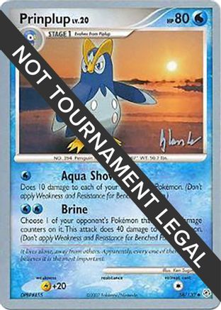 Image of Prinplup (58) 058  World Championship Decks - Uncommon