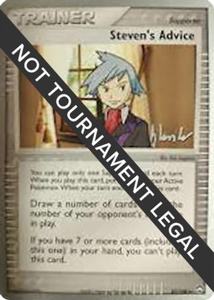 Image of Steven's Advice - 2008 (Dylan Lefavour) 083  World Championship Decks - Uncommon