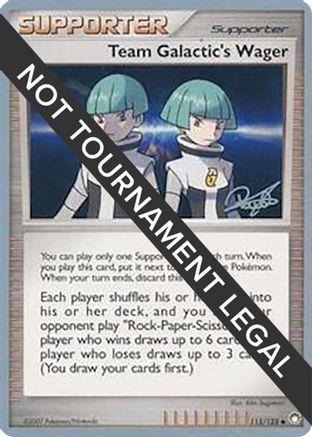 Image of Team Galactic's Wager - 2008 (Paul Atanassov) 115  World Championship Decks - Uncommon