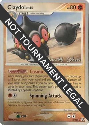 Image of Claydol - 2009 (David Cohen) 015  World Championship Decks - Rare