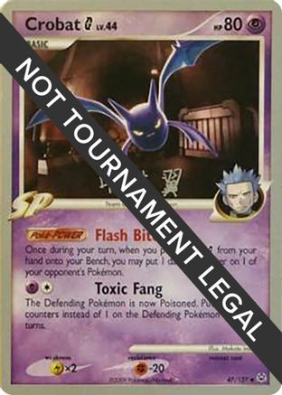 Image of Crobat G - 2009 (Tsubasa Nakamura) 047  World Championship Decks - Uncommon