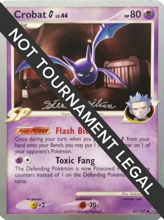 Image of Crobat G - 2009 (Stephen Silvestro) 047  World Championship Decks - Uncommon