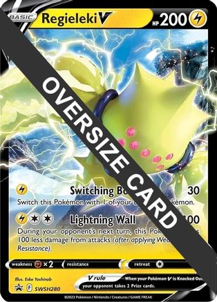 Image of Regieleki V SWSH280  - Holofoil Jumbo Cards - Promo