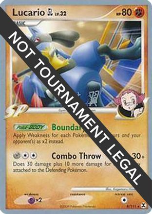 Image of Lucario GL - 2009 (Tsubasa Nakamura) 008  World Championship Decks - Rare