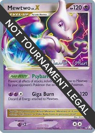 Image of Mewtwo LV.X - 2009 (David Cohen) 144  World Championship Decks - Rare