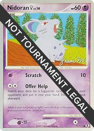 Image of Nidoran F - 2009 (Jason Martinez) 071  World Championship Decks - Common