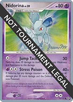 Image of Nidorina - 2009 (Jason Martinez) 073  World Championship Decks - Common