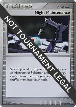Image of Night Maintenance - 2009 (Stephen Silvestro) 120  World Championship Decks - Uncommon