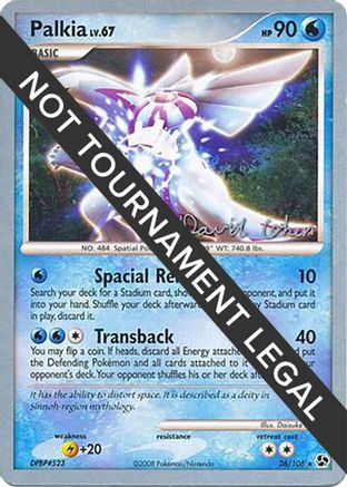 Image of Palkia - 2009 (David Cohen) 026  World Championship Decks - Rare