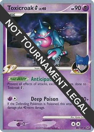 Image of Toxicroak G (40) 040  World Championship Decks - Rare