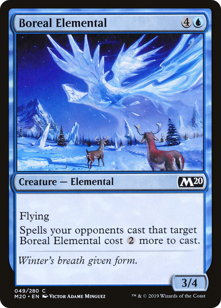 Image of Boreal Elemental (M20-049) - Core Set 2020