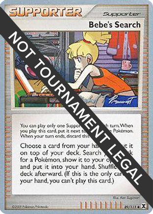 Image of Bebe's Search - 2010 (Michael Pramawat) 089  World Championship Decks - Uncommon