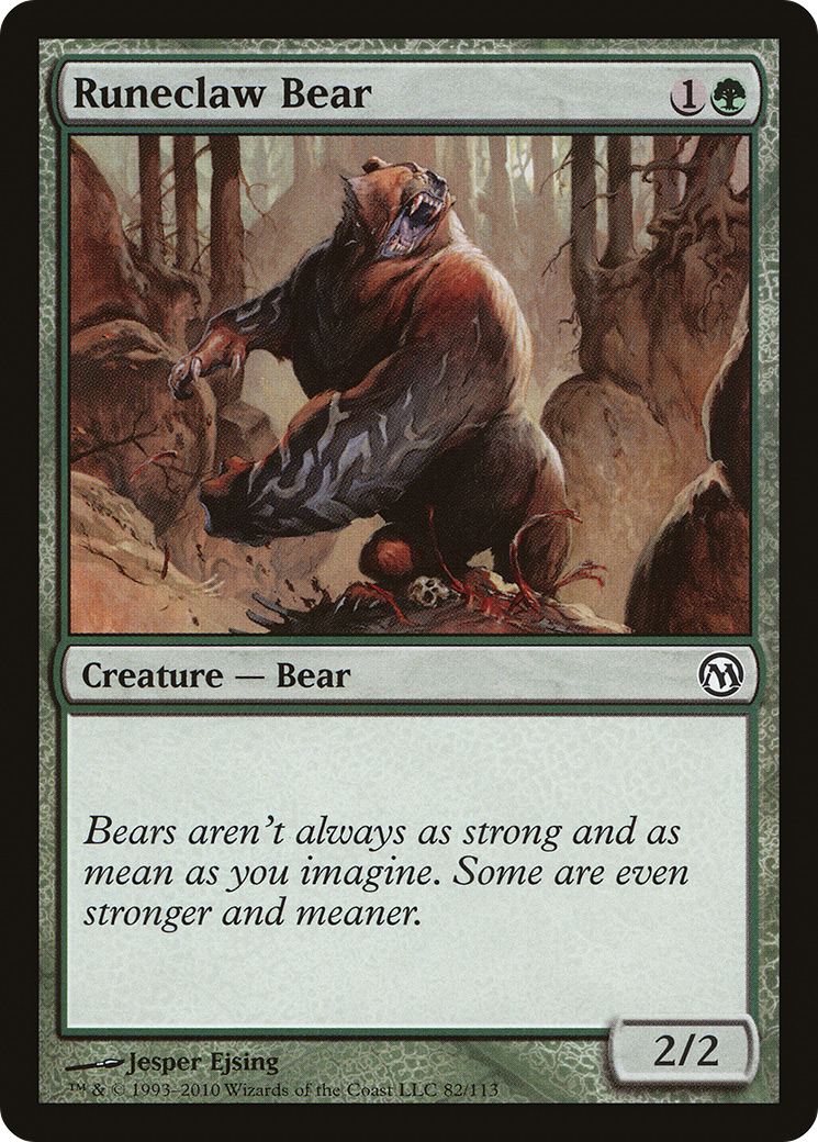 Image of Runeclaw Bear (DPA-082) - Duels of the Planeswalkers
