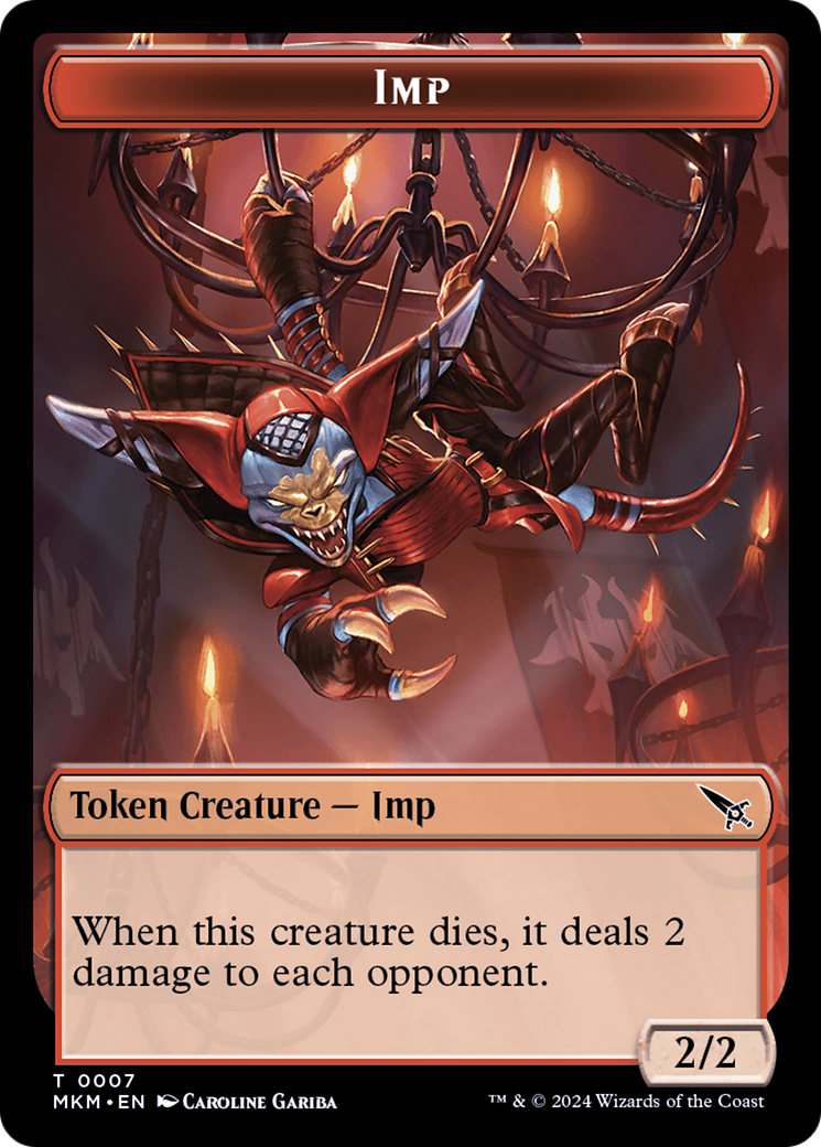 Image of Imp (TMKM-007) - Murders at Karlov Manor Tokens Foil