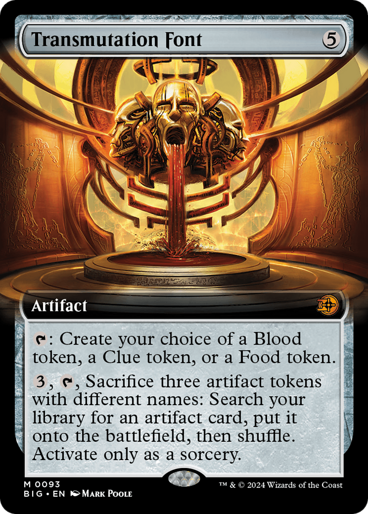 Image of Transmutation Font (Extended Art) (BIG-093) - The Big Score: (Extended Art)