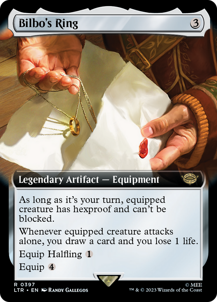 Image of Bilbo's Ring (Extended Art) (LTR-397) - The Lord of the Rings: Tales of Middle-earth: (Extended Art)