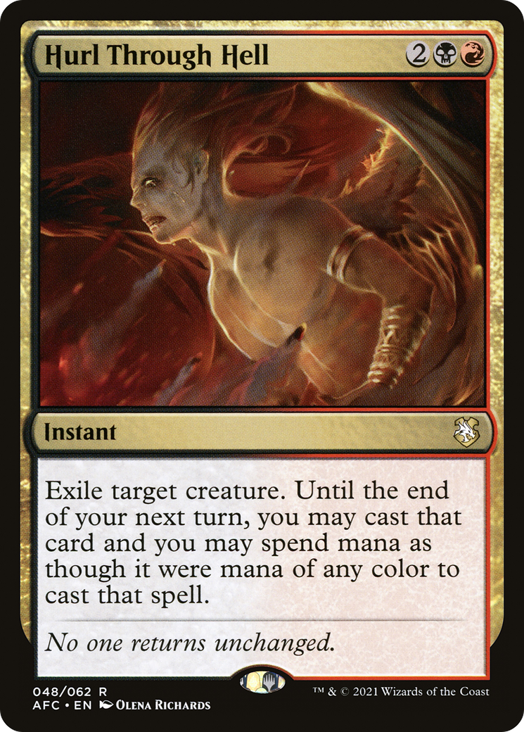 Image of Hurl Through Hell (AFC-048) - Forgotten Realms Commander