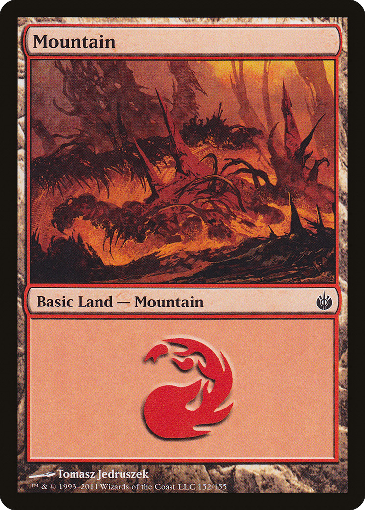 Image of Mountain (152) (MBS-152) - Mirrodin Besieged Foil