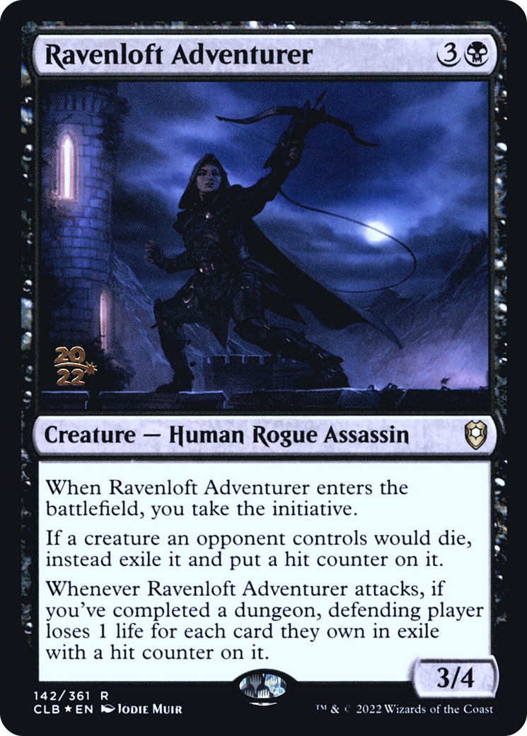 Image of Ravenloft Adventurer (PRE-142) - Battle for Baldur's Gate Promos Foil