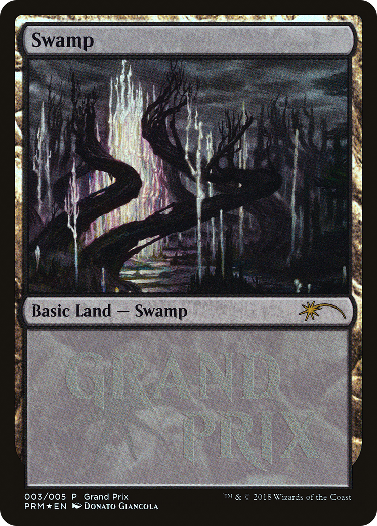 Image of Swamp (GPP-003) - Grand Prix Promos Foil