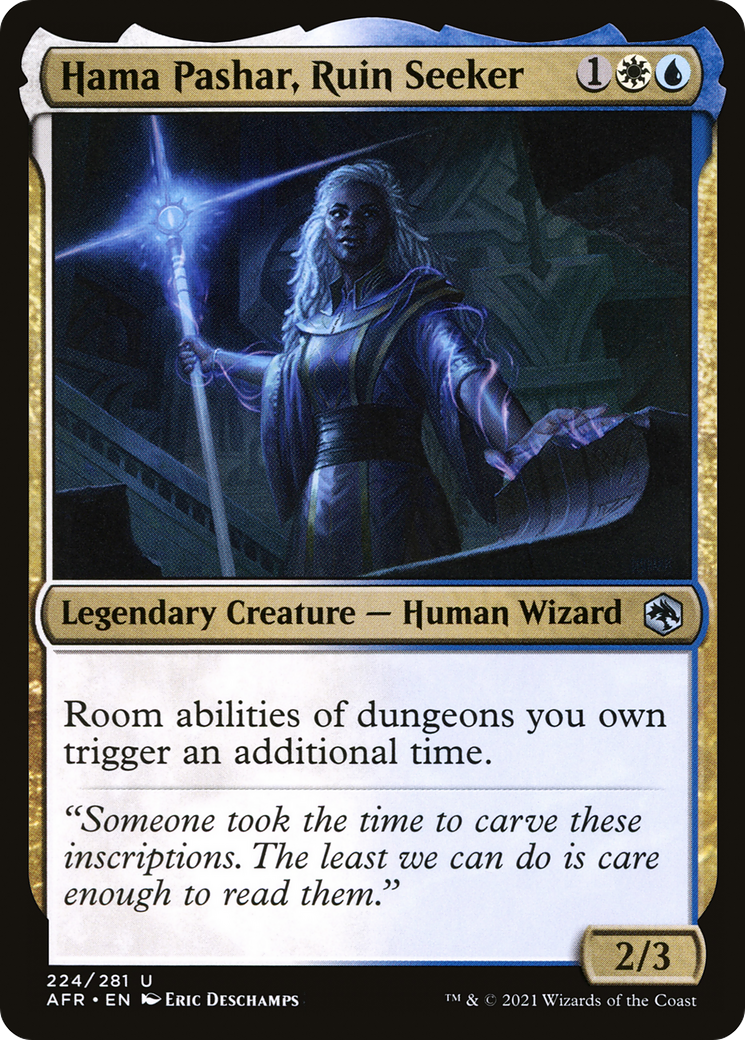 Image of Hama Pashar, Ruin Seeker (AFR-224) - Adventures in the Forgotten Realms Foil