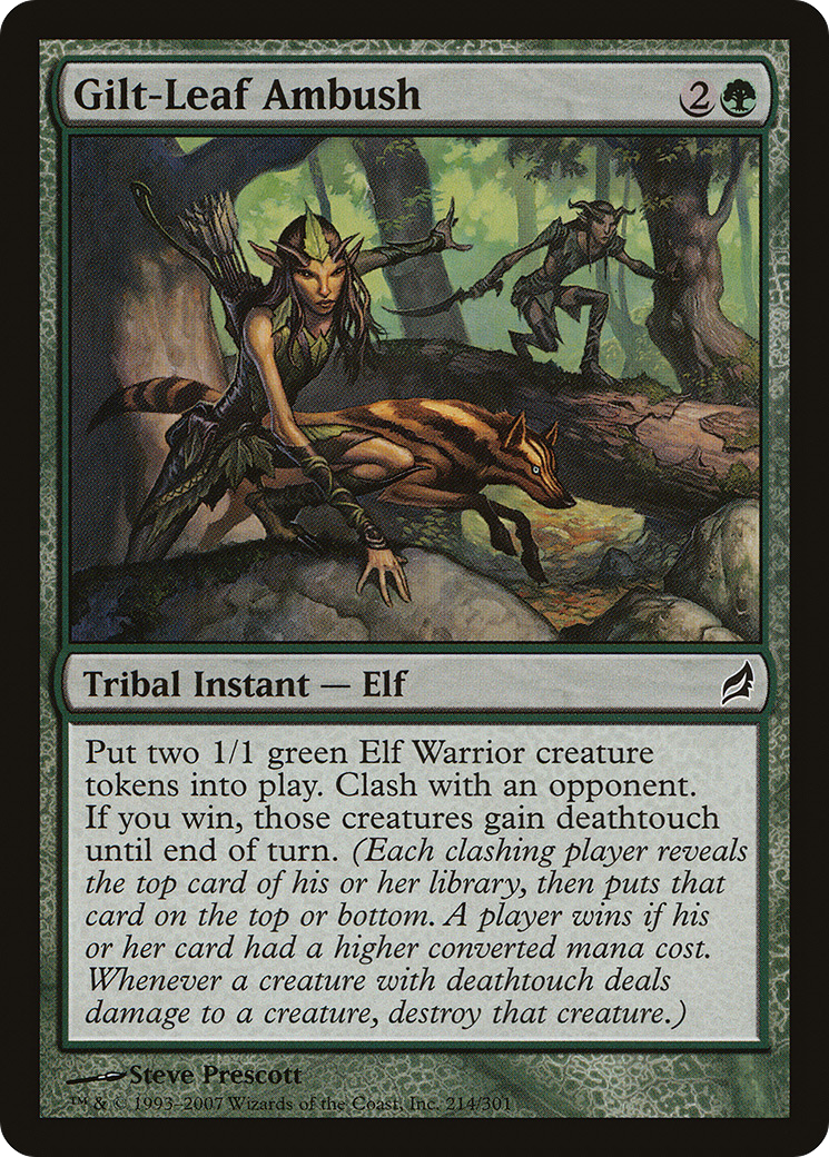 Image of Gilt-Leaf Ambush (LRW-214) - Lorwyn Foil