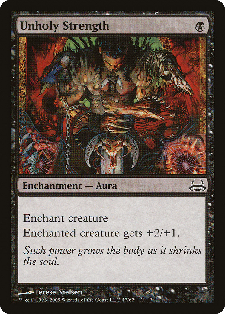 Image of Unholy Strength (DDC-047) - Duel Decks: Divine vs. Demonic