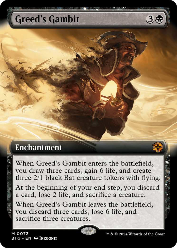 Image of Greed's Gambit (Extended Art) (BIG-073) - The Big Score: (Extended Art)