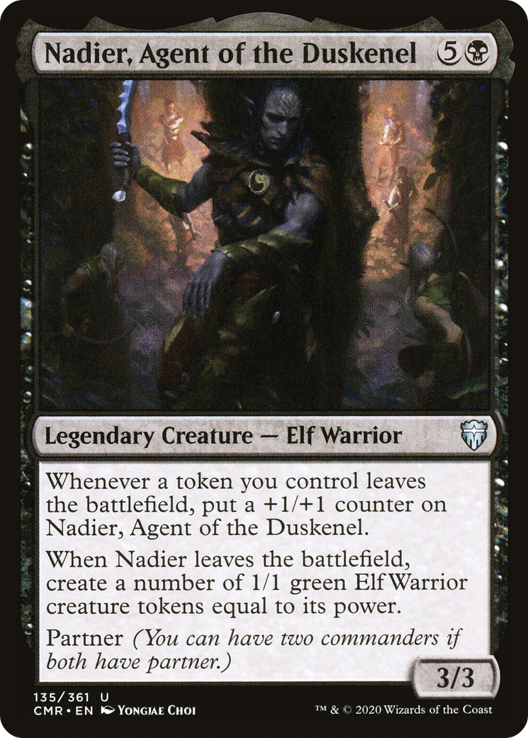 Image of Nadier, Agent of the Duskenel (CMR-135) - Commander Legends Foil