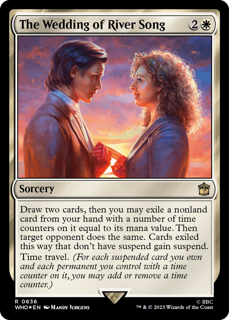 Image of The Wedding of River Song (Surge Foil) (WHO-636) - Doctor Who Foil