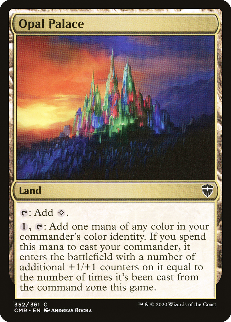 Image of Opal Palace (CMR-352) - Commander Legends Foil