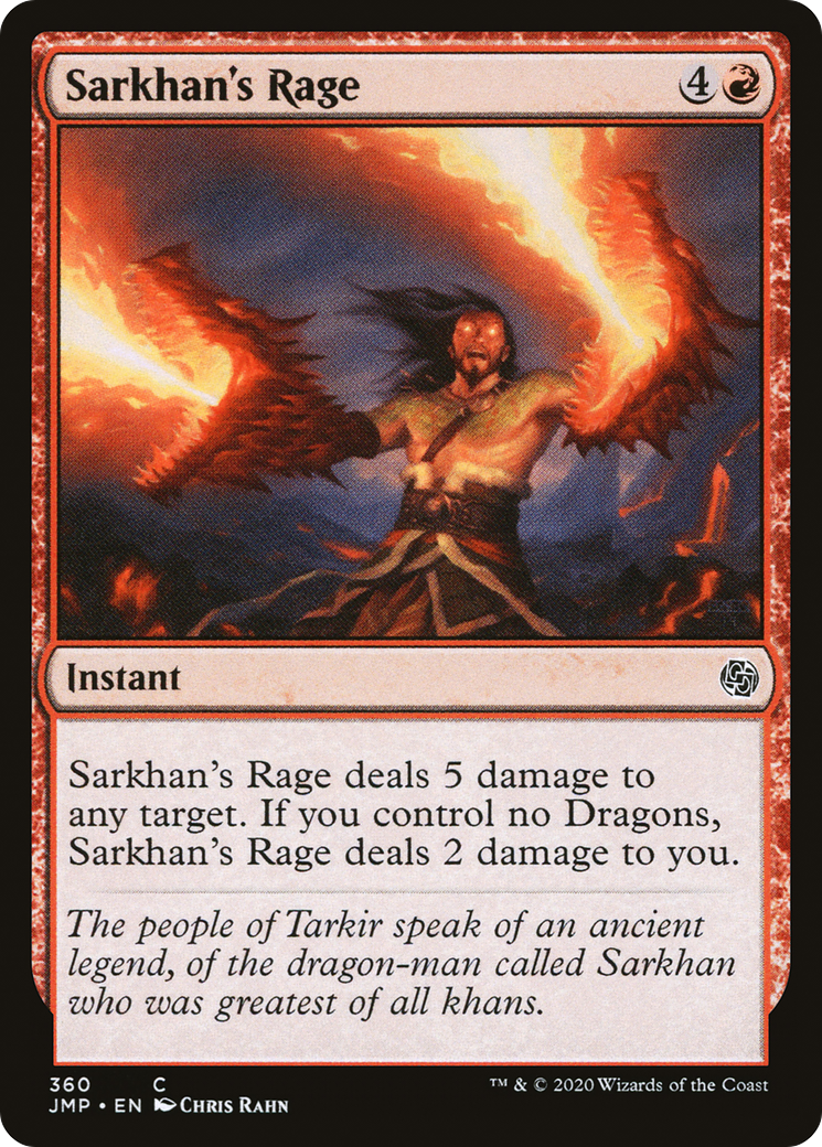 Image of Sarkhan's Rage (JMP-360) - Jumpstart