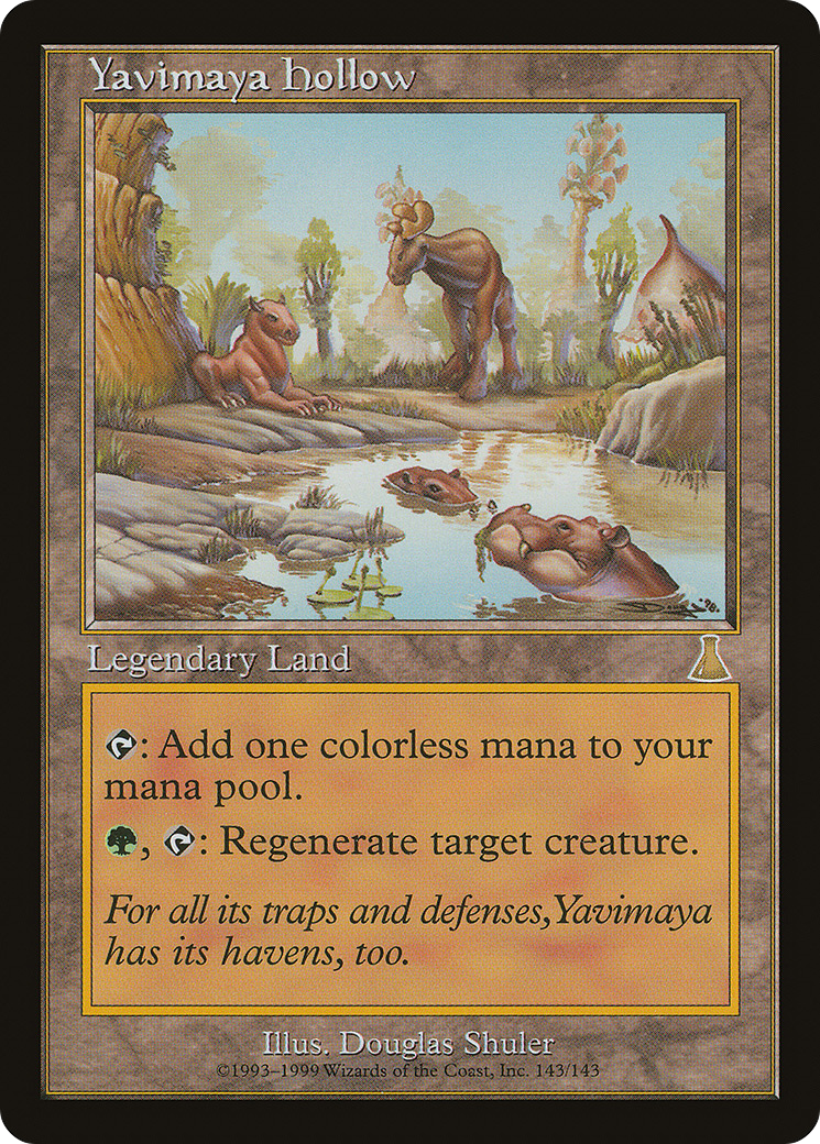 Image of Yavimaya Hollow (UDS-143) - Urza's Destiny Foil