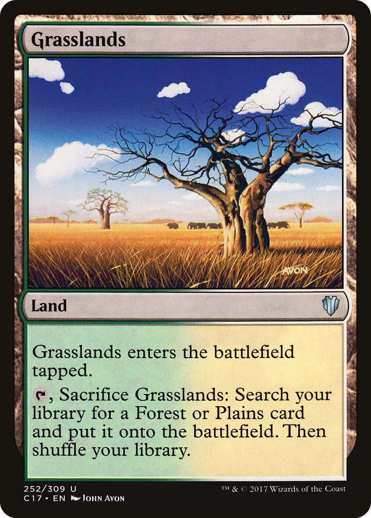 Image of Grasslands (C17-252) - Commander 2017