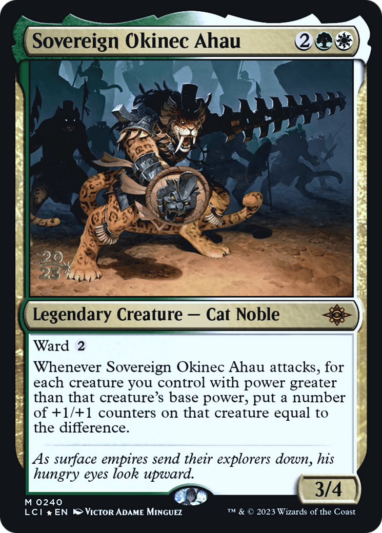 Image of Sovereign Okinec Ahau (PRE-240) - The Lost Caverns of Ixalan Promos Foil