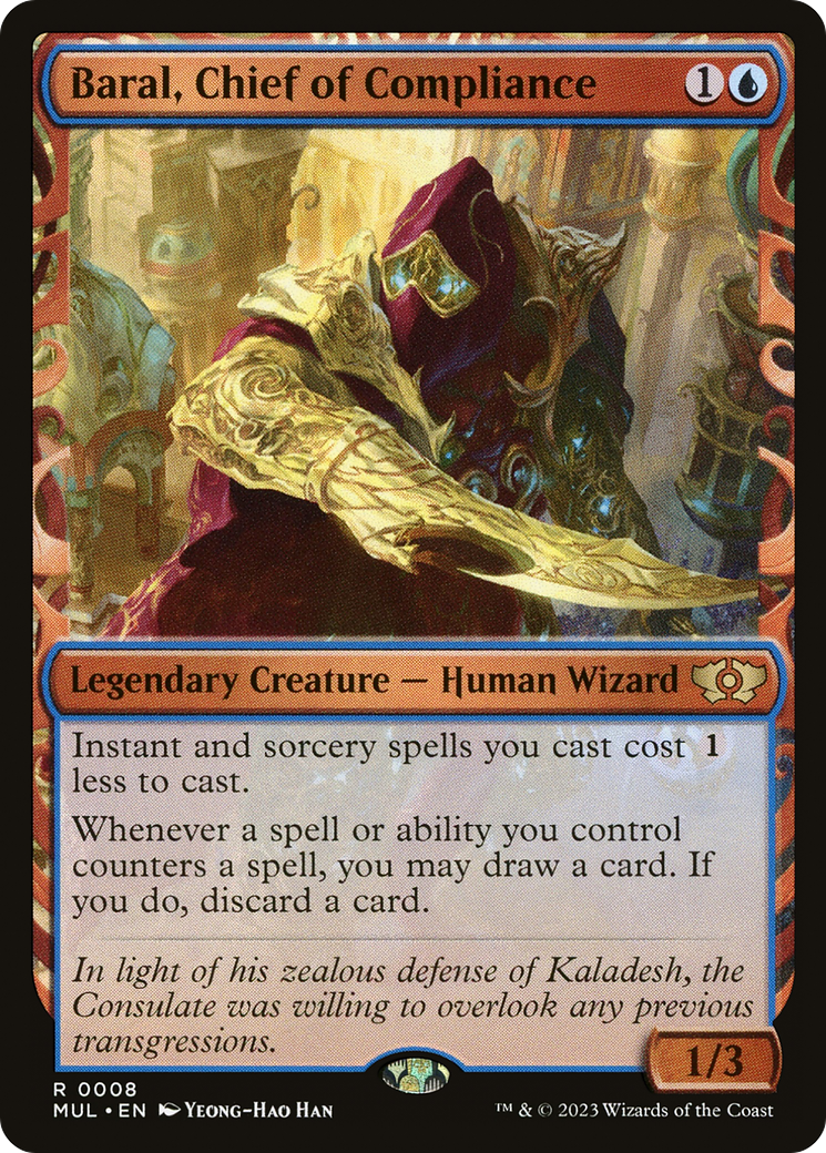 Image of Baral, Chief of Compliance (MUL-008) - Multiverse Legends: (Showcase)