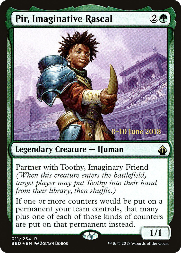 Image of Pir, Imaginative Rascal (LARP-011) - Battlebond Promos Foil